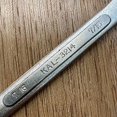 KAL Tools ~ 3214 ~ 12pt ~ 7/16” Combination Wrench ~ JAPAN ~ Forged Alloy Steel