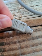 Vintage Unbranded Mini 8 Pin DB 9 Male Micro Connector Cable for Apple Mac ?