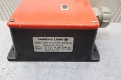 Bausch & Lomb 32-37-15 Fiber Optic Light Switch 120VAC 0.04Amp 50/60Hz Used
