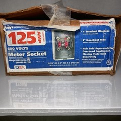 Milbank U8435-RL-TG – Milbank 125A 125 AMP 600V 600 Volts Meter Socket