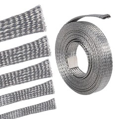 Tinned Copper Metal Shielding Braided Sleeving Cable Wire Sleeving Lot