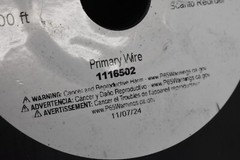 Del City 1116502 16 Gauge Purpose Primary GPT Wire 60V Dc 500 ft White Wire