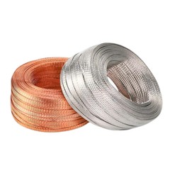 Copper/Tin Plated Braid Cable Bare Ground Lead 2.5-120mm² Made Shielding Sleeve