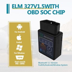 Wireless OBD2 Scanner Diagnostic Tool, Car Code Reader for Engine Light Reset &