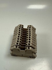 Weidmuller WDU 2.5 Terminal Blocks Beige 800V (Lot of 11) New Fast Ship