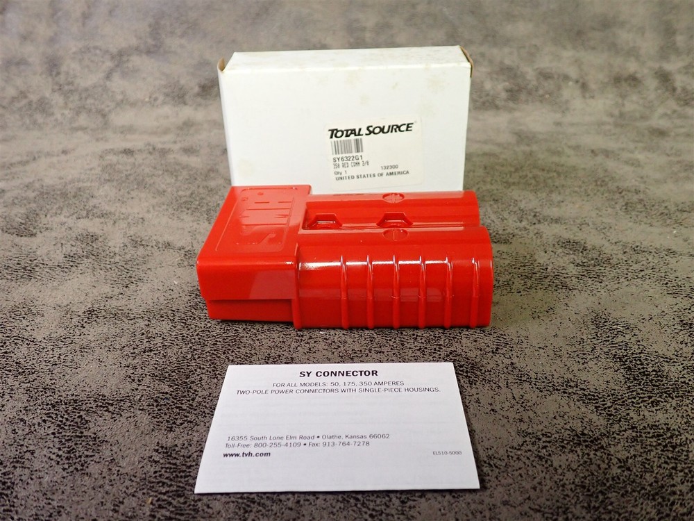 SMH SY6322G1 Red Battery Connector 2/0 Wire Gauge 350 Amp (O9)