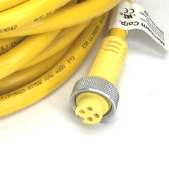 Mencom MIN-4FP-30 Sensor Cordset, MIN Size, Length: 30′, 4-Pin Female