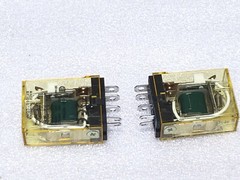 2 Pcs.- IDEC RH1B-U-DC24V SPDT Contact, 24 VDC Compact Power Relay