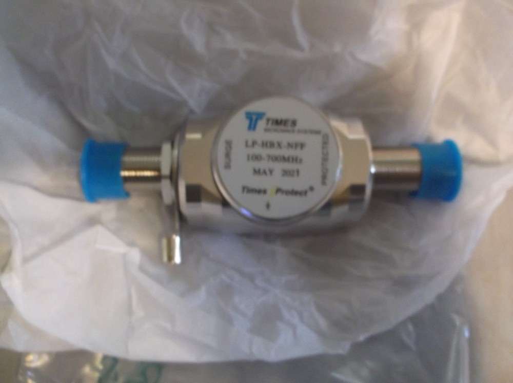 Times Microwave LP-HBX-NFF Surge Arrester NIB 100-700MHz