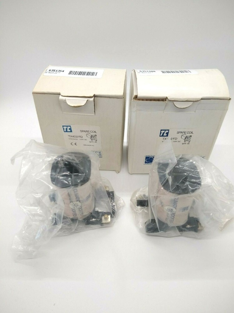 Shamrock Controls Spare Coil TX4D2FD 110V DC Lot Of 2