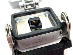 Mencom RJ45-06LS Panel Interface Connector with, RJ45, in a 06LS housing