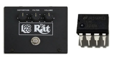 80s / 90s ProCo RAT GUITAR PEDAL ORIGINAL LM308N CHIP DIY project building NOS