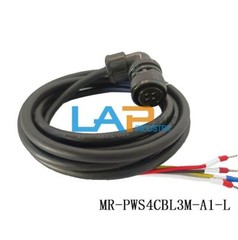 2-29M Servo Motor Power Cable MR-PWS4CBL2M/4M/9M/12M/16M/22M/26M/29M-A1-L