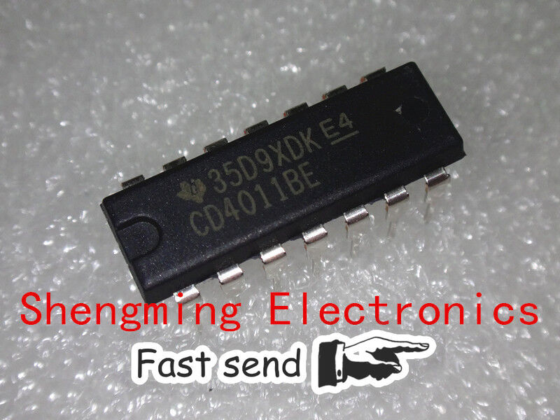 10PCS CD4011BE CD4011 DIP-14 IC Original TI