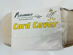 Flexiduct Geist Cord Cover Cable Management CC-33 Beige 6 ft x 2 1/2 in x 5/16