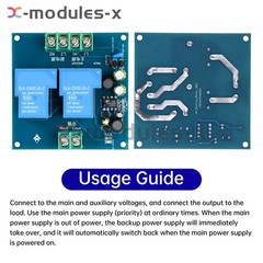 AC220V 30A Automatic Power Switcher Power Off to Backup Power Switch Module