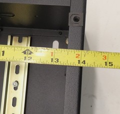 ETC DIN28 Large Type-1 Din Rail Enclosure Black 14″ x 28″ – NEW Surplus!