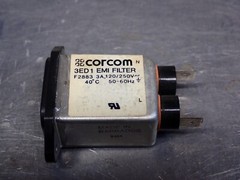 Corcom 3ED1 EMI Filter 3A 120/250V 50/60Hz New Old Stock (Lot of 3)