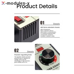 4000W Electronic Voltage Regulator Stepless AC Motor Speed Controller 110V/220V