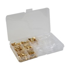 Lugs Connectors Electrical Terminals Crimp W/ Sleeves Set 315pcs Spade