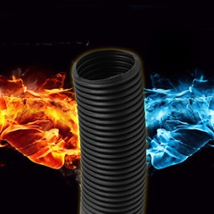 Wiring Loom Split Wire Cable Sleeve Flex Tubing Wire Wrap Corrugated Conduit Lot