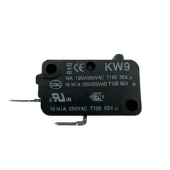 QiAOH KW9 Micro Limit Switch 2-Pins 16A 125/250VAC Normally Open