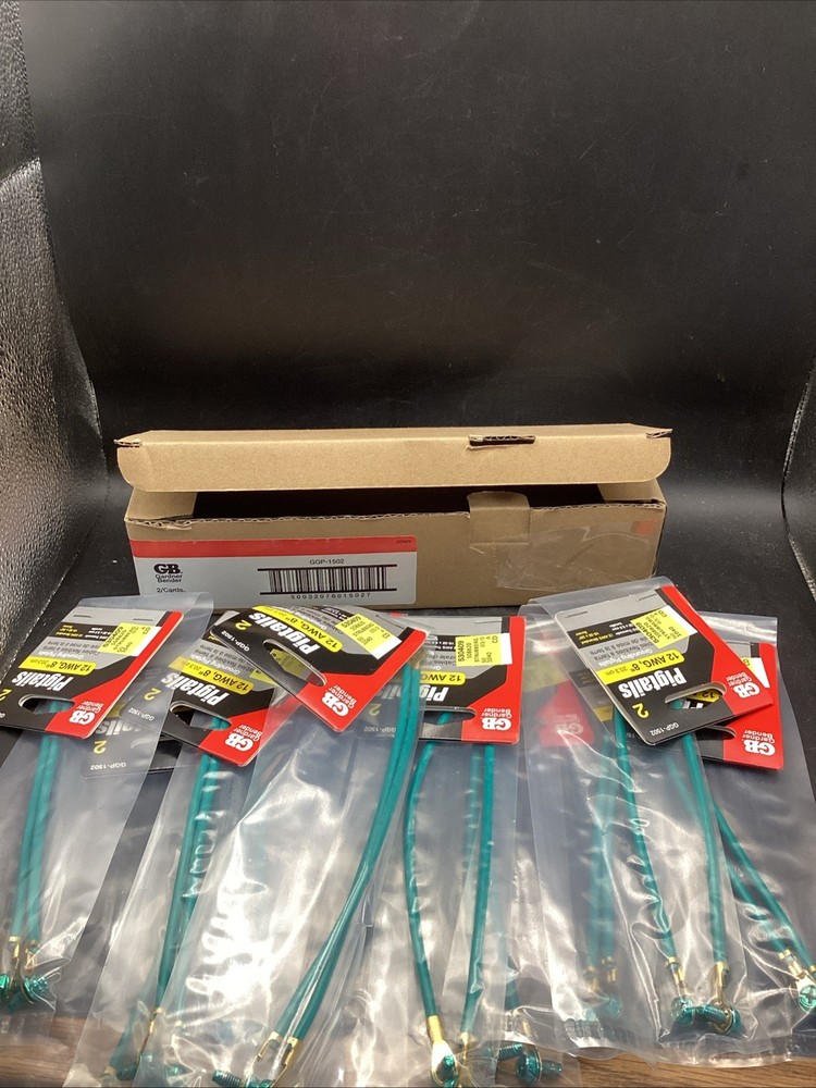 Box Of 10 2 Packs Gardner Bender Stranded Grounding Pigtail 12 AWG 8″ GGP-1502