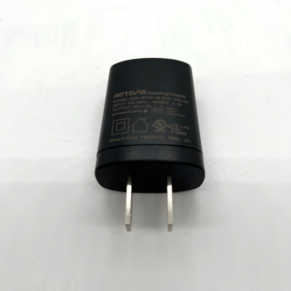 Retivis DSA-5PF07-05 Switching Adapter 5V 1A Power Supply