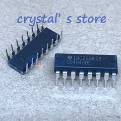 10PCS CD4046BE New Phase Comparator 16-Pin PDIP Tube