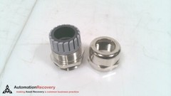 REMKE BR21AA, TUFF-SEAL DOME CAP NICKEL-PLATED BRASS CABLE GLANDS, SEE D #328248