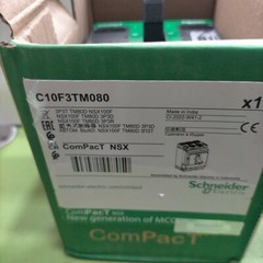 1PC- Schneider C10F3TM080 Circuit breaker, ComPacT NSX100F, 36kA/415VAC, 3 poles