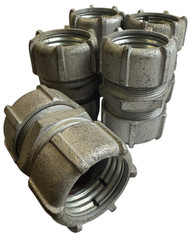 Rigid Conduit Coupling Lot of 5 Metal Electrical Fittings