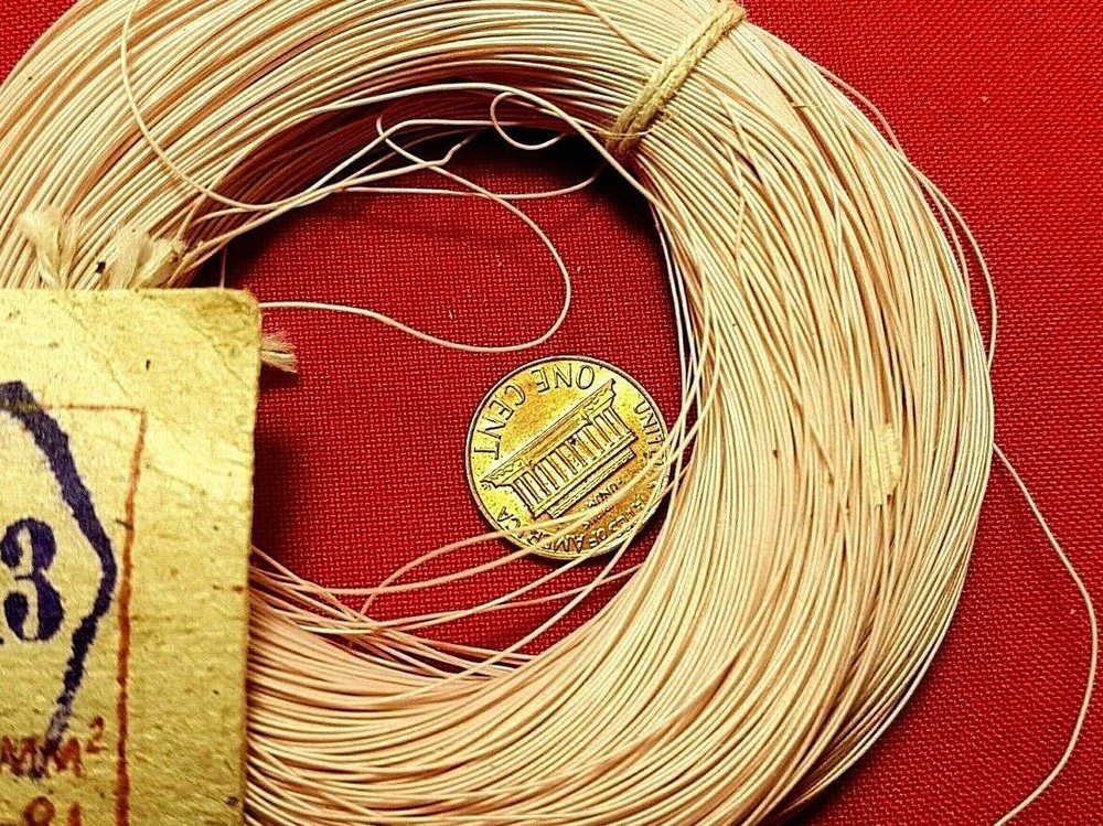 MGTF WIRE 0.03mm2 32AWG high purity OCC copper PTFE USSR MIL 100m 320ft