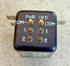 Wavecom RF Coaxial Switch SMA 28VDC Loral Microwave 130-B237-A1D-2B1