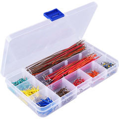 560 Pieces Jumper Wire Kit 14 Lengths Assorted Preformed Breadboard Jumper Wire