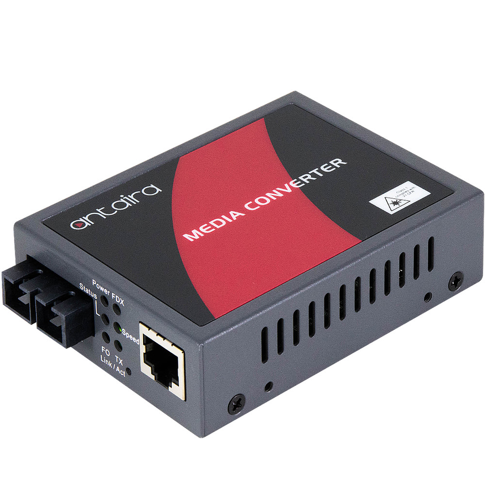Aaxeon (Antaira) 5VDC FIBER MEDIA CONVERTER FCU-100SC NEW in Box