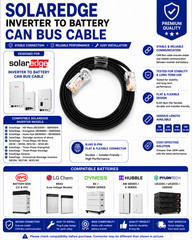 SOLAREDGE CAN CABLE INVERTER TO BATTERY – BYD / PYLONTECH / DYNESS / HUBBLE