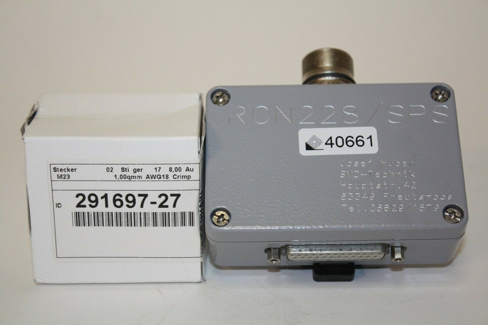 Heidenhain RCN 228 / SPS Stecker M23 291697-27 Anpassbox #40661