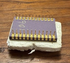 Micro Networks DAC80-CBI-V Gold Dip Ic Chip Vintage Collector