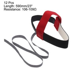12pcs ESD Anti Static Foot Heel Straps Adjustable Black Red