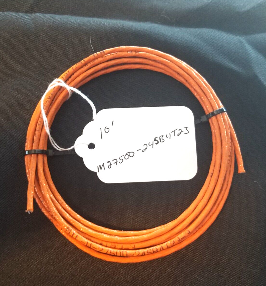10 FEET M27500-24SB4T23 24 AWG 4 Conductor wire Mil spec. Airframe Control