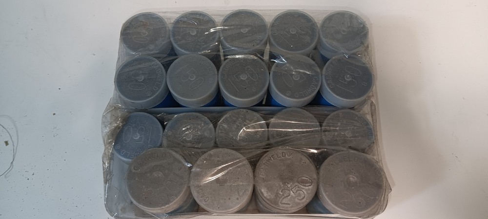 (15) Cadweld #150 And (4) 250 Shot Weld Material for Copper to Steel
