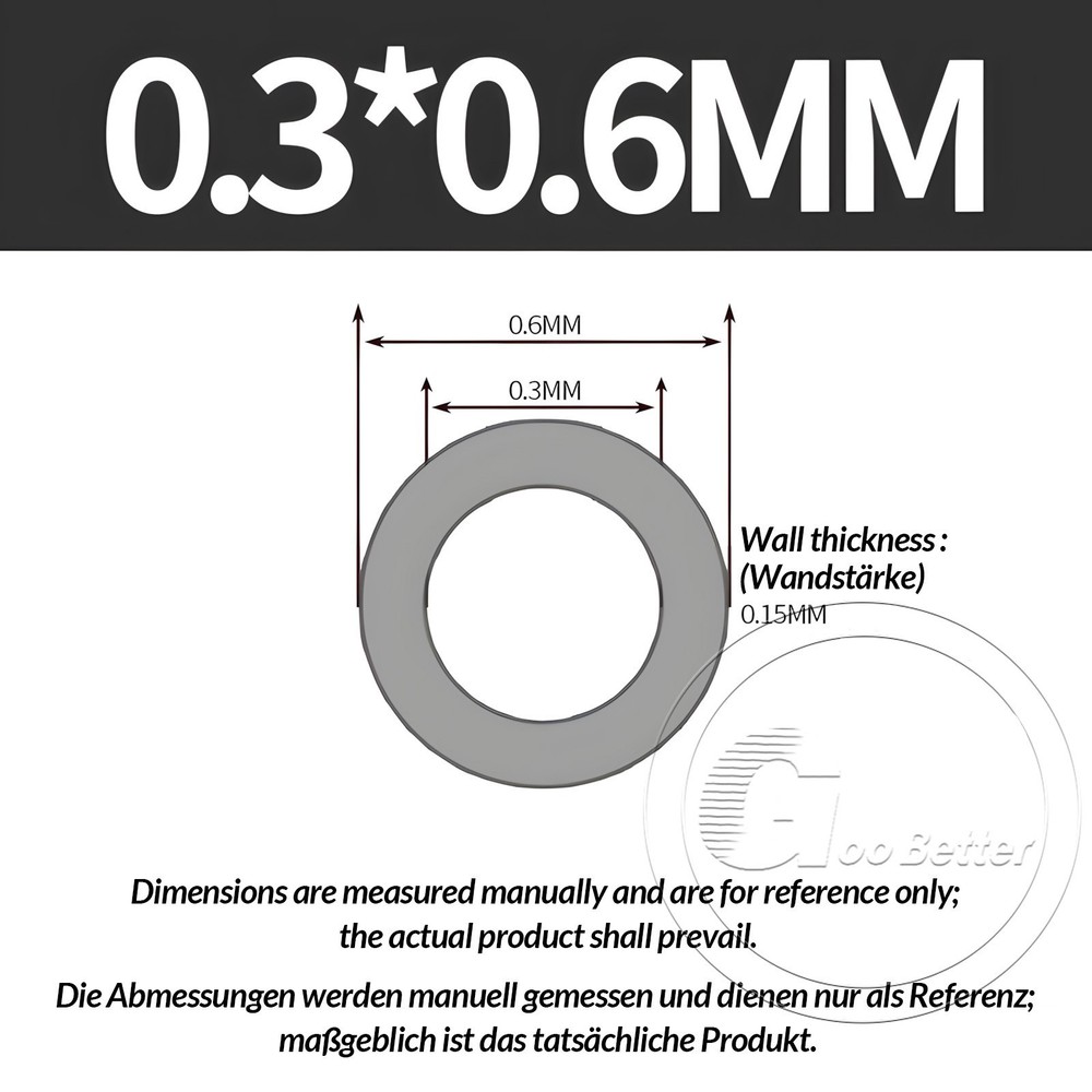 PTFE Tube Tubing Pipe ID 0.3-10mm OD 0.6-12.7mm High Temp Resistance Black