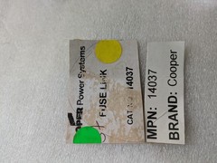 COOPER POWER FUSELINK 14037 FUSE ACCESSORIES