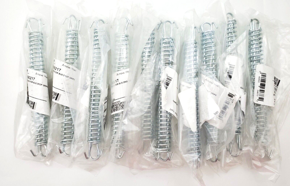 Lot of 10 Eaton 1300990217 Safety Spring Bus Drop Grips Arrow Hart 40 LB B2001