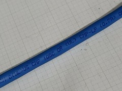 Belden 10GXS33 23/4P Small Diameter Bonded Pair 625MHz Cat6A Cable CMP Blue/50ft