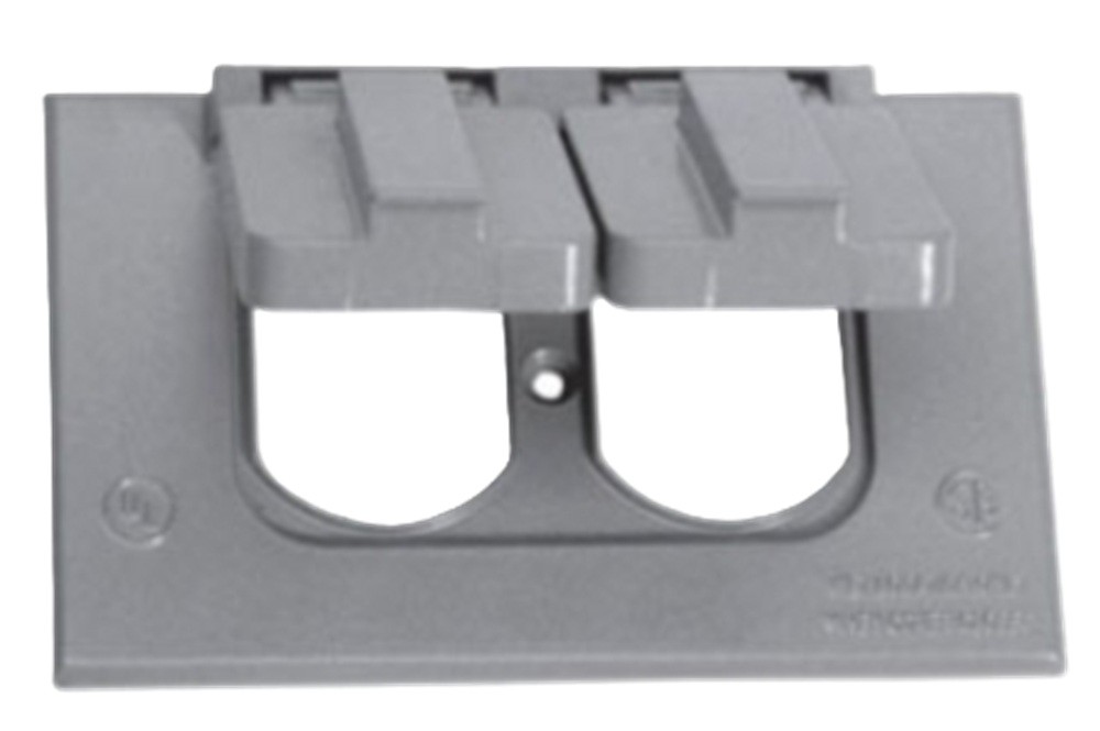 Crouse-Hinds Eaton TP7207 Weatherproof Self-Closing Cover, 1-Gang