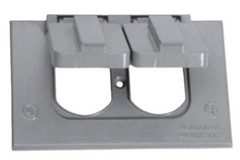 Crouse-Hinds Eaton TP7207 Weatherproof Self-Closing Cover, 1-Gang