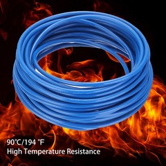 25 Feet Electrical Wire Insulated Stranded Copper 12 AWG Wire Cable,Blue