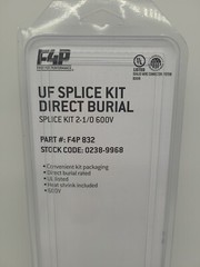 F4P 832 UF Splice Kit Direct Burial 2-1/0 600V